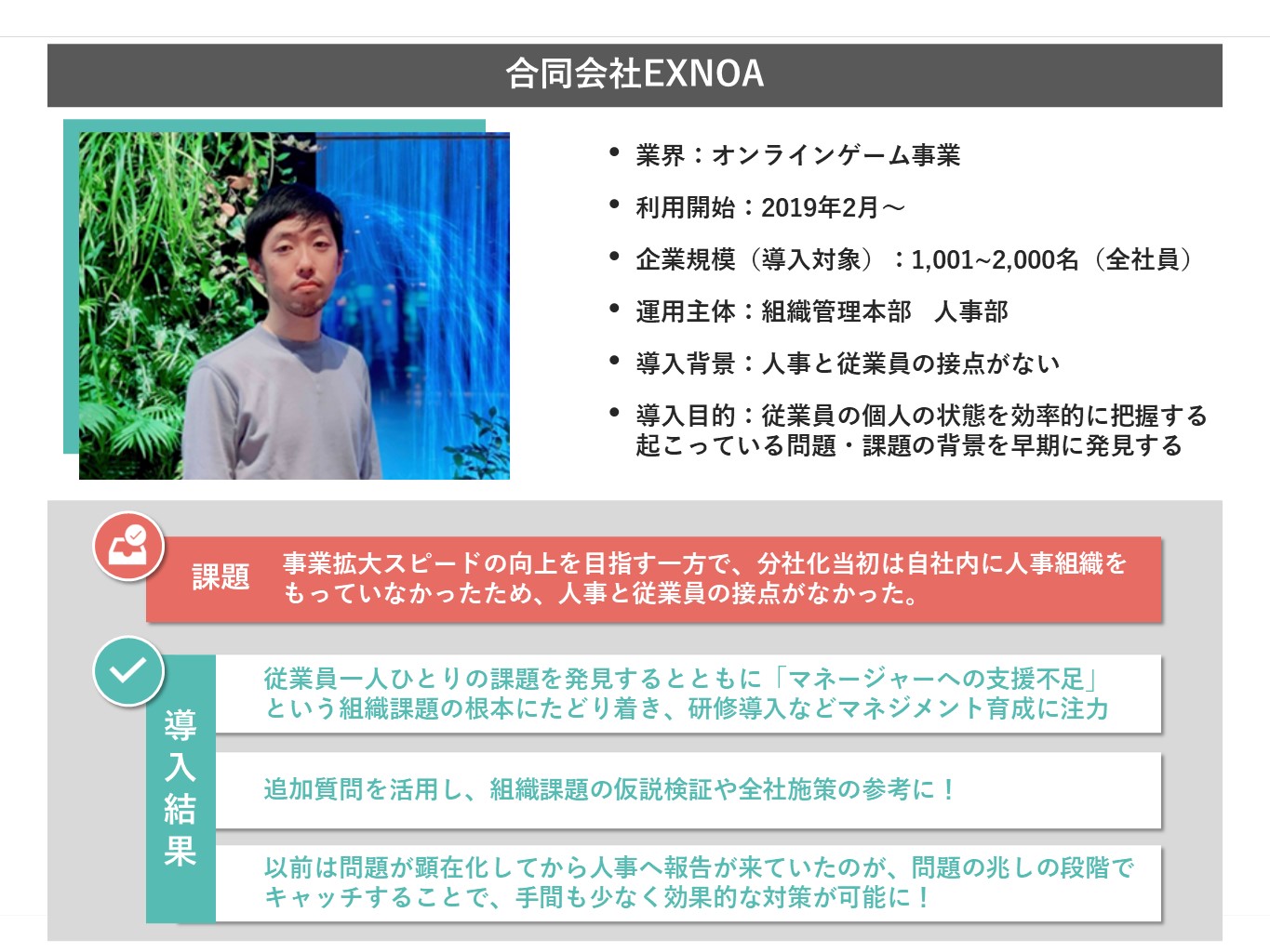 事例サマリテンプレート DMM
