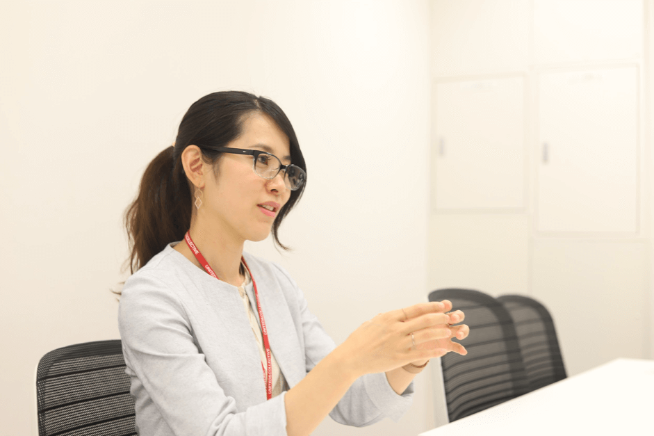 Geppoの運用について語るユナイテッド&コレクティブ 経営企画部 中村麻衣さん