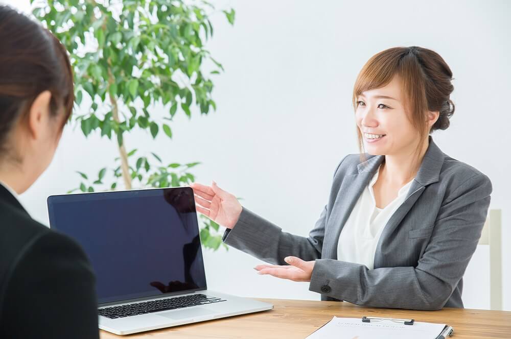 人事面談中のイメージ