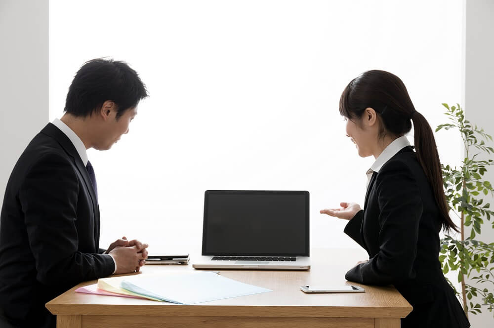人事面談中のイメージ