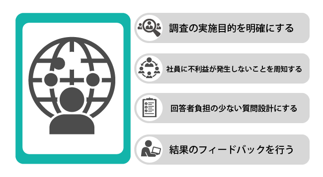 モチベーションサーベイを実施する際のポイント