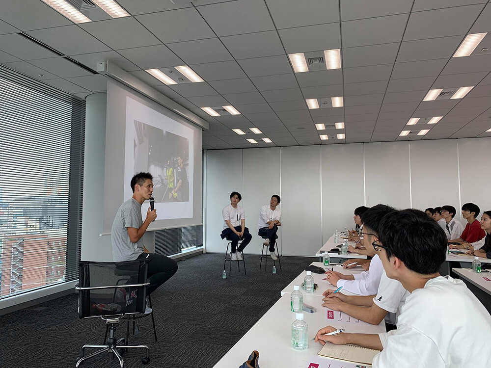 学生向けのイベント「メガベンチャーにおける事業創造」において当社の渡邊が社内ベンチャー・イントレプレナーとしてのキャリア形成について様々な議論を展開しました。