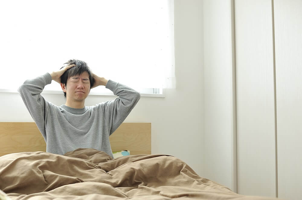 寝坊してしまうイメージ