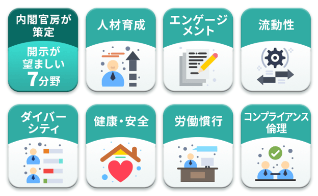 人的資本開示の7分野19項目