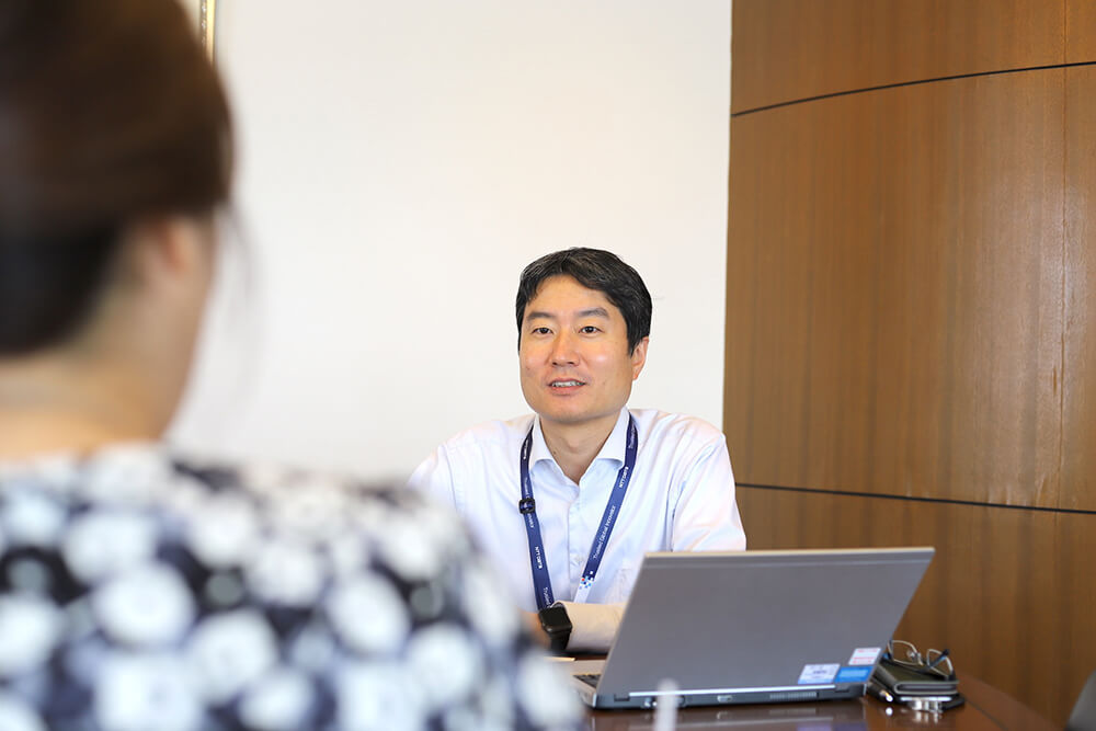 オリジナルの質問項目をこれからも積極的に活用していきたいと語る細田さん