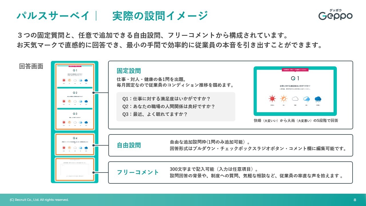 実際の設問イメージ